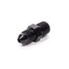 FRAGOLA Straight Adapter Fitting #3 x 1/8 MPT Black 481603-BL