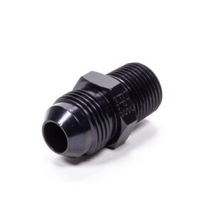 FRAGOLA Straight Adapter Fitting #8 x 3/8 MPT Black 481608-BL