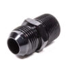 FRAGOLA Straight Adapter Fitting #10 x 1/2 MPT Black 481610-BL