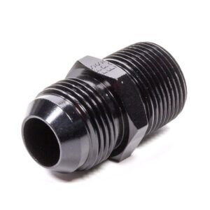 FRAGOLA Straight Adapter Fitting #10 x 3/8 MPT Black 481611-BL