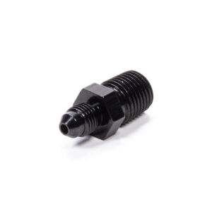 FRAGOLA Straight Adapter Fitting #3 x 1/4 MPT Black 481634-BL
