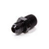 FRAGOLA Straight Adapter Fitting #6 x 3/8 MPT Black 481666-BL