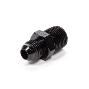 FRAGOLA Straight Adapter Fitting #6 x 3/8 MPT Black 481666-BL