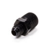 FRAGOLA Straight Adapter Fitting #6 x 1/2 MPT Black 481668-BL