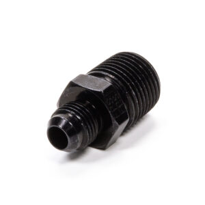 FRAGOLA Straight Adapter Fitting #6 x 1/2 MPT Black 481668-BL