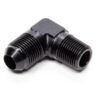 FRAGOLA 90 Deg Adapter Fitting #8 x 1/4 MPT Black 482207-BL