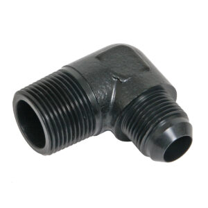 FRAGOLA 12an to 1in MPT 90-Deg. Adapter Fitting - Black 482219-BL