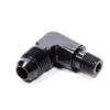 FRAGOLA 90 Deg Adapter Fitting #6  x 1/8 MPT Black 482262-BL