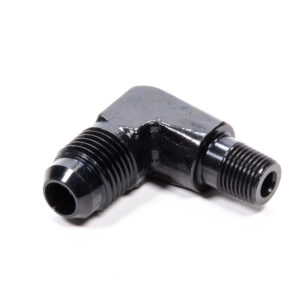 FRAGOLA 90 Deg Adapter Fitting #6  x 1/8 MPT Black 482262-BL