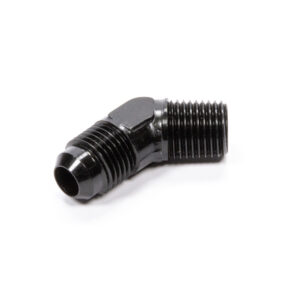 FRAGOLA 45 Deg Adapter Fitting #8 x 1/4 MPT Black 482307-BL