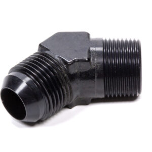 FRAGOLA 45 Deg Adapter Fitting #10  x 3/8 MPT Black 482311-BL
