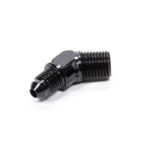 FRAGOLA 45 Deg Adapter Fitting #4 x 1/4 MPT Black 482344-BL