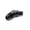 FRAGOLA 45 Deg Adapter Fitting #6 x 1/8 MPT Black 482362-BL