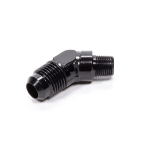 FRAGOLA 45 Deg Adapter Fitting #6 x 1/8 MPT Black 482362-BL