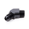 FRAGOLA 45 Deg Adapter Fitting #6 x 1/2 MPT Black 482368-BL