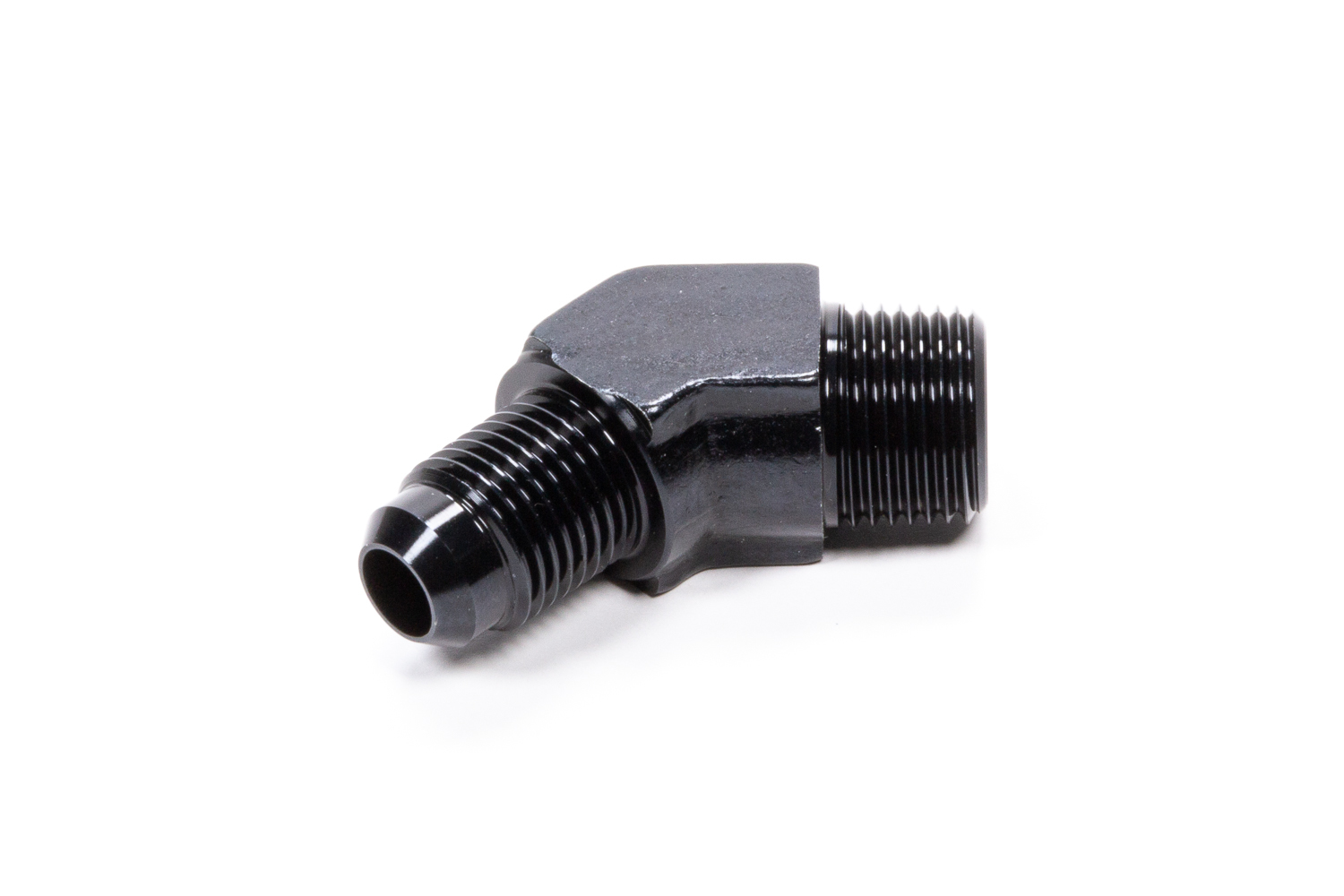 FRAGOLA 45 Deg Adapter Fitting #6 x 1/2 MPT Black 482368-BL