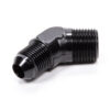 FRAGOLA 45 Deg Adapter Fitting #8 x 1/2 MPT Black 482388-BL