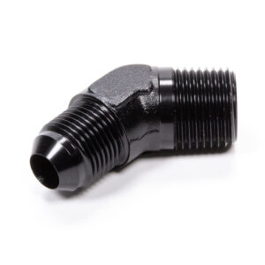 FRAGOLA 45 Deg Adapter Fitting #8 x 1/2 MPT Black 482388-BL