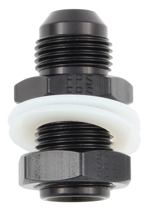FRAGOLA #10 Fuel Cell Bulkhead Fitting Black 483110-BL