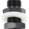 FRAGOLA #12 Fuel Cell Bulkhead Fitting Black 483112-BL