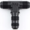 FRAGOLA #8 Bulkhead Tee Fitting Black 483408-BL