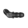 FRAGOLA #12 X 45 Bulkhead Black 483712-BL