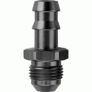 FRAGOLA #12 X 3/4 Hose Barb Fitting Black 484112-BL