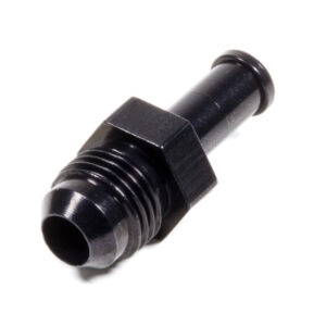 FRAGOLA #6 Male x 5/16 Barbed Str. Hose Fitting Black 484205-BL