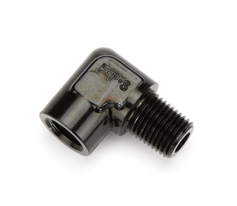 Fragola -12AN x 1 5/16-12 (16) Radius Fitting - Black main image 0