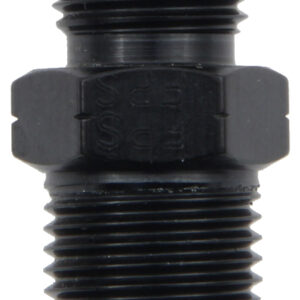 FRAGOLA Male Adapter Fitting #6 x 16mm x 1.5 FI Black 491963-BL