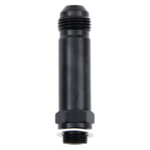 FRAGOLA Carb Adapter Fitting #6 x 7/8-20 3in Long Blk 491975-BL