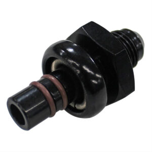 FRAGOLA 6an to Ford EFI .435 Shank Fitting Black 491986-BL