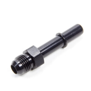 FRAGOLA EFI Fuel Adapter Fitting #6 x 3/8 Black 491994-BL