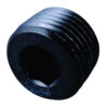 FRAGOLA 3/8 MPT Allen Pipe Plug Black 493204-BL