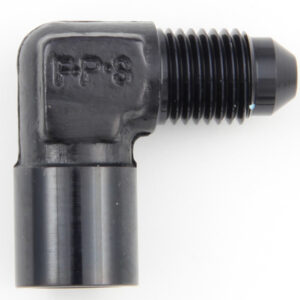 FRAGOLA #3 x 1/8 FPT Gauge Adapter 90 Deg 495022-BL