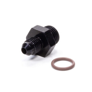 FRAGOLA #4 x 9/16-18 (#6) Radius O-Ring Fitting Black 495110-BL