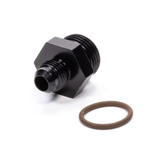 FRAGOLA #6 x 7/8-14 (#10) Radius O-Ring Fitting Black 495113-BL