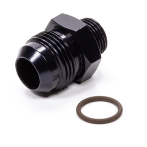 FRAGOLA #12 x 3/4-16 (#8) Radius O-Ring Fitting Black 495122-BL