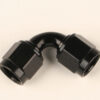 FRAGOLA #12 Female 90 Degree Coupler Fitting Black 496320-BL