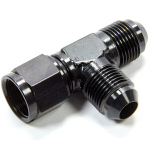 FRAGOLA #8 On The Run T-Fitting w/Female Swivel Black 498304-BL