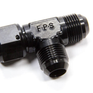 FRAGOLA #12 On The Run T-Fitting w/Female Swivel Black 498306-BL