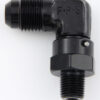 FRAGOLA #6 x 1/8 MPT 90 Deg Swivel Adapter Black 499162-BL