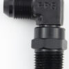 FRAGOLA #6 x 1/2 MPT 90 Deg Swivel Adapter Black 499168-BL