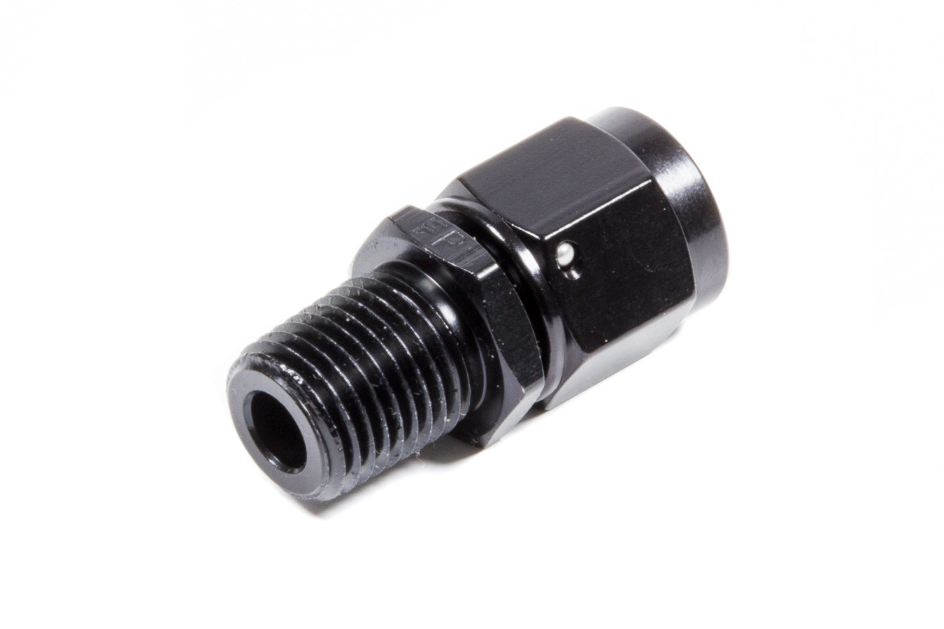 FRAGOLA #6 Female Swivel to 1/4mpt Fitting Black 499306-BL