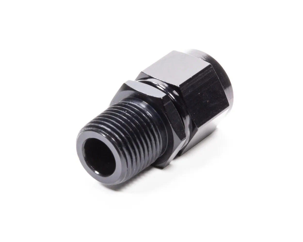 FRAGOLA #10 Female Swivel to 1/2mpt Fitting Black 499310-BL