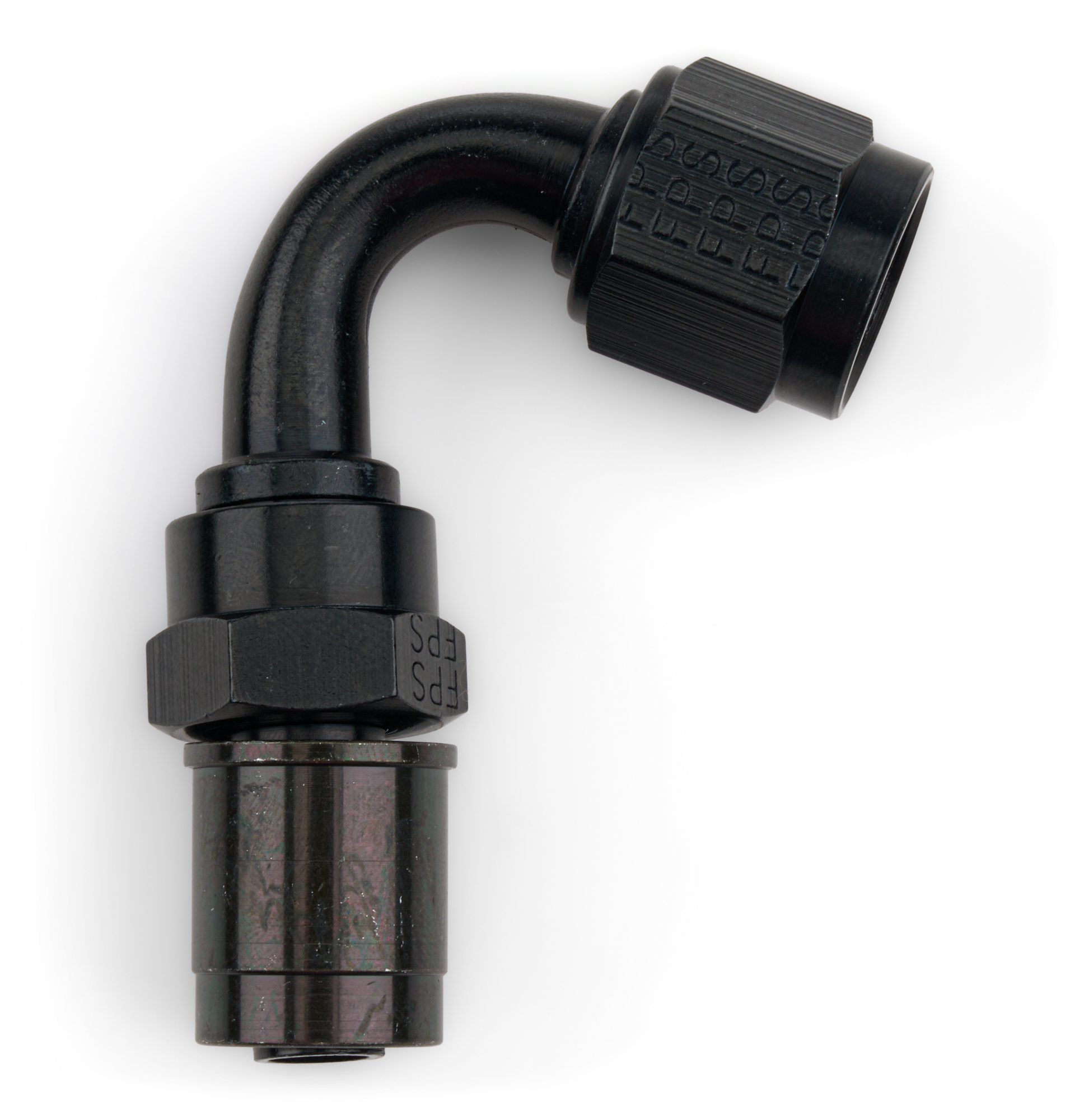 FRAGOLA 6AN Real ST Crimp On 120 Deg Hose End Black 5112006