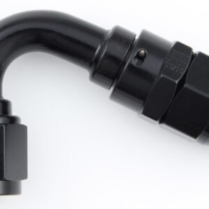FRAGOLA Hose Fitting #6 120 Deg PTFE Black 681206-BL