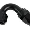 FRAGOLA Hose Fitting #12 120 Deg PTFE Black 681212-BL