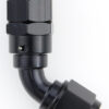 FRAGOLA Hose Fitting #8 60 Deg PTFE Black 686008-BL
