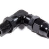 FRAGOLA Hose Fitting #6 90 Deg to 1/4npt PTFE Black 689906-BL